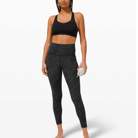 Lululemon Align Pant 25" in Le Tigre Camo Deep Coal Multi size 4 - Picture 4 of 8